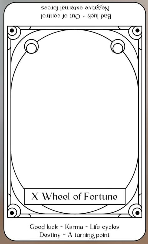 Tarot Card Outline, Tarot Deck, Tarot Card, Tarot Decks, Tarot Cards, Tattoos, Frame, Quick Saves