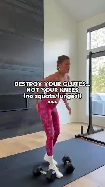 No squats, no lunges! I’ll never take strong, healthy knees for granted—especially after experiencing a meniscus tear and undergoing knee surgery. If squats and lunges don’t feel good for your knees...these are some of my favorite alternatives! 1️⃣Good Mornings (12 reps) 2️⃣Glute Bridges (15 reps) 3️⃣Staggered Deadlifts (10 reps/leg) Alternatives To Lunges, Legs And Glutes Workout Bad Knees, 45 Minute Leg Workout, Post Knee Surgery Workout, Knee Safe Workouts, Bad Knee Leg Workout, Leg Workout For Bad Knees, Knee Meniscus, Healthy Knees