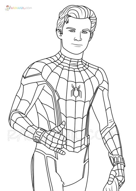 Spiderman Coloring Pages | 100 Pictures Free Printable Spiderman Printables, Spiderman Coloring Pages, Spiderman Fanart, Hulk Coloring Pages, Spider Coloring Page, Marvel Paintings, Monster Truck Coloring Pages, Spiderman Face, Spiderman Coloring