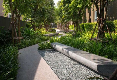 Centric Sea Pattaya by LAB – mooool Landscape Seating, Landscape Contemporary, Landscape And Urbanism Architecture, Residential Landscape, Areas Verdes, Easy Landscaping, Landscape Concept, Landscape And Urbanism, Landscape Architecture Design