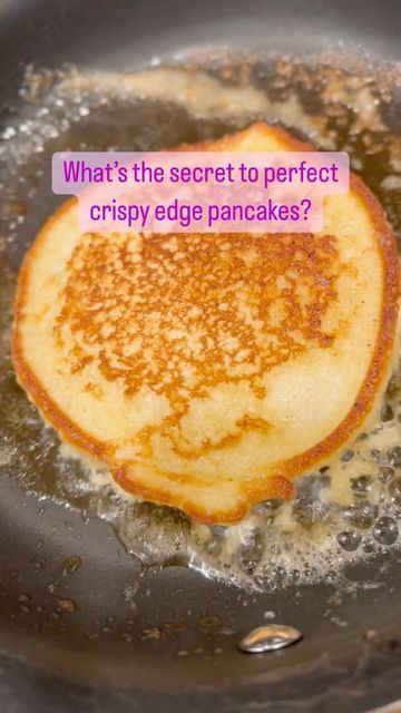 How To Make Pancakes With Crispy Edges, How To Make Crispy Pancakes, Crispy Edge Pancakes How To Make, Pancakes Crispy Edges, Pancake Recipe Crispy Edges, Crispy Pancakes Edges, Aunt Jemima Pancakes Recipe, Pancake Recipe For 1 Person, Crunchy Pancakes