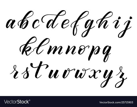 Brush Calligraphy Alphabet, Faux Calligraphy Alphabet, Brush Lettering Alphabet, Modern Calligraphy Alphabet, Hand Lettering Alphabet Fonts, Calligraphy Letters Alphabet, Calligraphy Fonts Alphabet, Script Alphabet, Faux Calligraphy