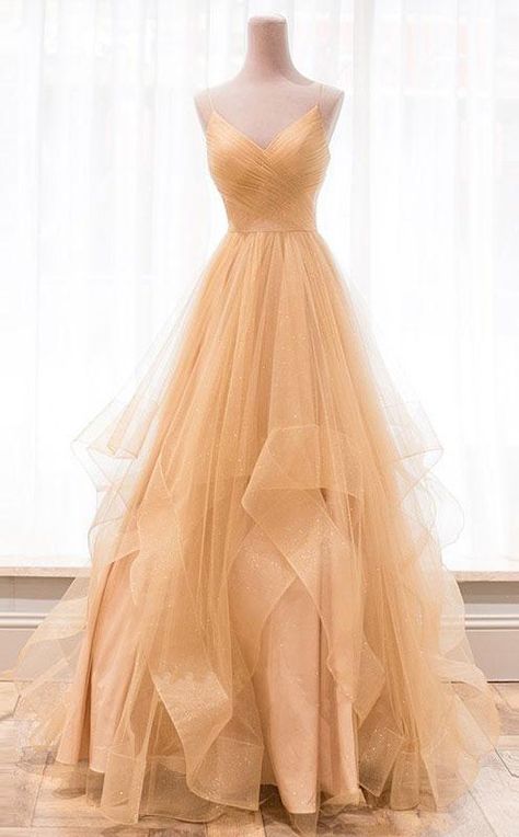 Champagne Formal Dresses, Adult Dress, Tulle Long Prom Dress, Purple Evening Dress, Champagne Evening Dress, Gold Evening Dresses, Tulle Party Dress, Prom Dress Evening, A Line Evening Dress