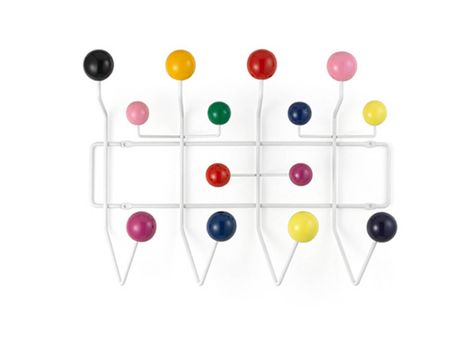 Living Edge Eames Hang-It-All Classic | | Accessories | est living Hang It All Vitra, Eames Coat Rack, Vitra Hang It All, Eames Hang It All, Hang It All, Charles Ray Eames, Eames Office, Herman Miller Eames, Alexander Girard