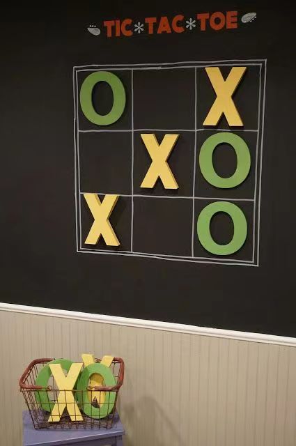 Playroom Paint, Basement Playroom, Boys Playroom, Girls Playroom, Interactive Walls, Youth Room, Sensory Room, Tic Tac Toe Game, Playroom Ideas