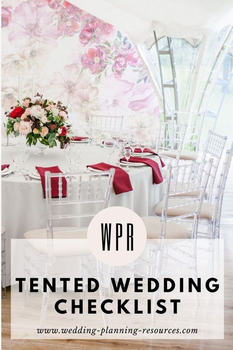 Let’s celebrate outdoors! Tented Wedding Checklist. Whether you are planning a big backyard wedding or micro/intimate wedding reception, this outdoor tent wedding checklist will help you through your wedding planning process – ensuring you don’t miss any details!#weddingplanningtips #instawedding #weddinginspo Reception Planning Checklist, Wedding Reception Checklist Detailed, Backyard Wedding Checklist, Reception Extras Checklist, Big Backyard Wedding, Post Wedding Checklist, Reception Checklist, Wedding Reception Checklist, Outdoor Tent Wedding