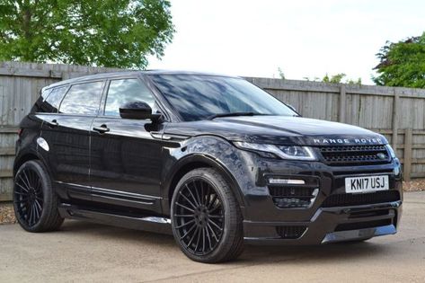 Land Rover Range Rover Evoque 2.0 TD4 SE Tech 5dr Auto 4WD **GENUINE HAMANN CONVERSION ** NEW CAR ** Estate Diesel Metallic Santorini Black All Black Range Rover Evoque, Range Rover Evoque 2022, Diesel Metallic, Dream Cars Range Rovers, Range Rover Black, Luxury Cars Range Rover, Used Land Rover, Range Rovers, Land Rover Range Rover Evoque