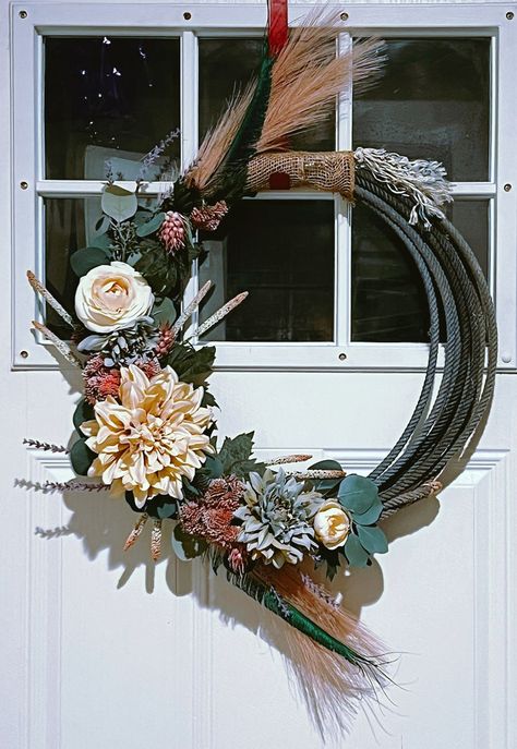 Rope wreath diy