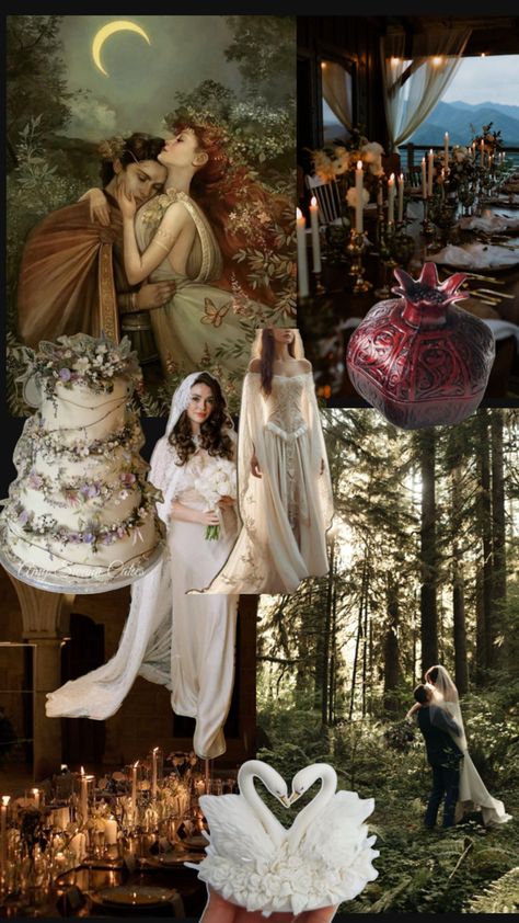 Persephone Wedding, Hades And Persephone, Fantasy Wedding, Girls Dream, Wedding Inspo, A Girl