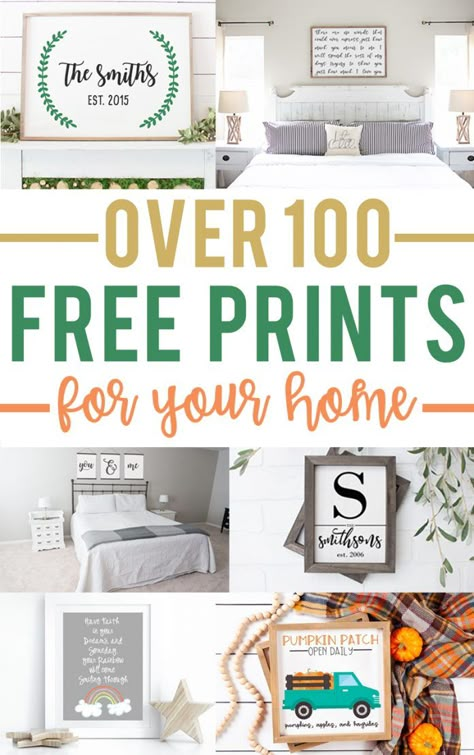 Download free printable wall art for your home. There are over 100 free prints available including tons in a farmhouse style. #freeprints #homedecor #farmhousestyle Farmhouse Printables, Merry Christmas Font, Alphabet Christmas, Free Printable Quotes, Christmas Fonts Free, Home Printables, Free Wall Art, Wal Art, Fancy Christmas