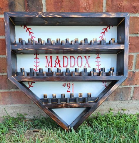 Baseball Ring Holder, Home Plate Baseball, Baseball Holder, Ring Display Case, Baseball Ring, Baseball Display Case, Souvenir Display, Baseball Display, Ring Display