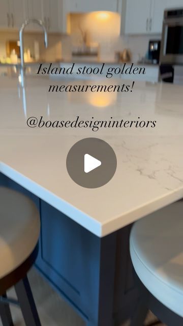 Boase Design Interiors on Instagram: "How much space do you need for stools at your kitchen island? 2 feet per stool and at least 12 inch counter overhang. #kitchenislands #islandstools #islandseating #quartzcountertops @thewoodstudiolondon @classicgraniteandmarble @boasedesigninteriors @plymptonplumbing" Kitchen Island With Overhang On 3 Sides, 12 Inch Overhang Island, Island Overhang For Seating, Kitchen Island Measurements, Counter Overhang, Island Overhang, Kitchen Island Overhang, Colorado House, Island Stools