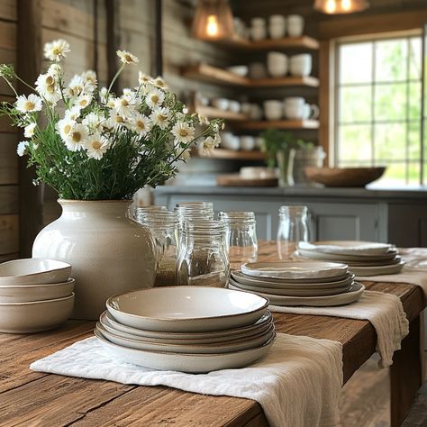 Modern Farmhouse Decor - Modern Farmhouse Dishes, Timeless Home, Modern Farmhouse Design, Modern Elements, Modern Farmhouse Decor, Farmhouse Design, Rustic Charm, Modern Farmhouse, Farmhouse Decor