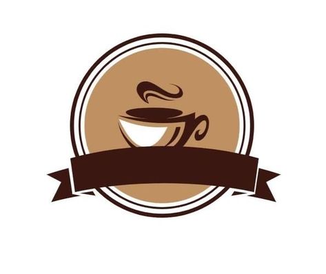 Photoshop Painting Tutorial, Classic Mens Haircut, Logo Design Coffee, Coffee Shop Logo Design, Cafe Logo Design, Coffee Cartoon, Bakery Design Interior, Tea Logo, Logo Game