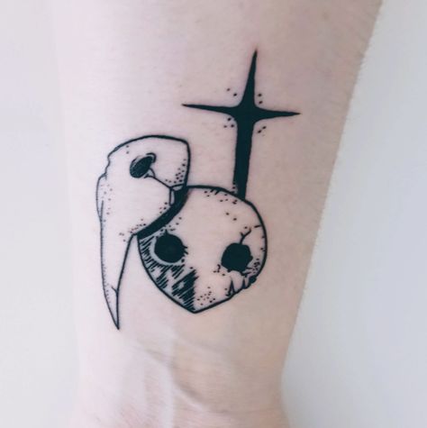 Into Tattoo, Tatuaje Studio Ghibli, Evangelion Tattoo, Angle Tattoo, Gamer Tattoos, Blue Tattoo, Creepy Tattoos, Spooky Tattoos, Tattoo Desings