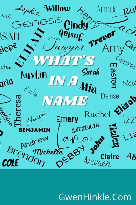 What’s In a Name https://gwenhinkle.com/blog/whats-in-a-name/ via @author_gwen Meaning Of My Name, Meaning Of Your Name, Name Activities, Given Name, Family Ideas, Activity Days, Activities To Do, Names With Meaning, A Name