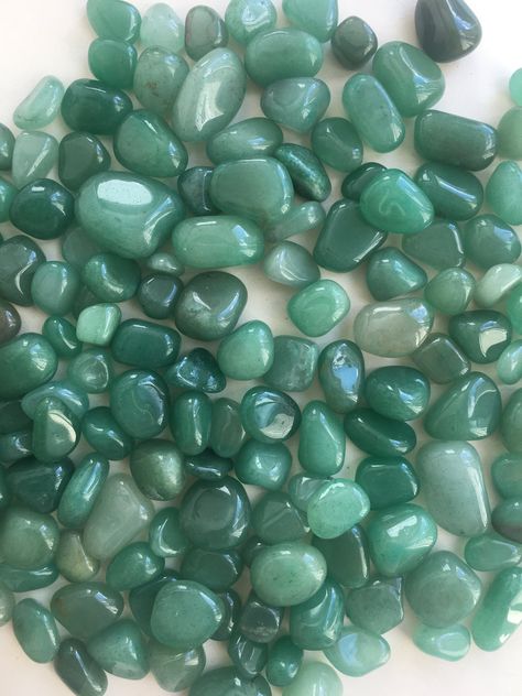 Manifesting Prosperity, Green Aventurine Crystal, Aventurine Crystal, Tumbled Stones, Green Aventurine, Tumbling, Crystals And Gemstones, Beauty Book, Electronic Accessories