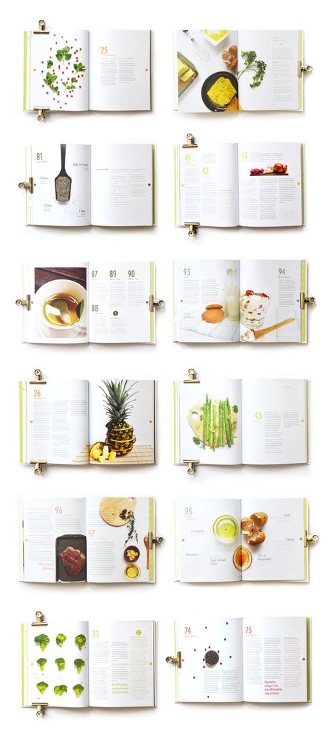 Superfood 101 on Behance E-book Design, Food Editorial Design, Food Book Design, E Book Design Layout, Cookbook Layout Design, Text Book Design, Cookbook Layout, Ebook Formatting, E Book Design