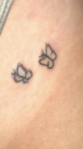 Butterfly Stick And Poke, Stick Tattoo, Stick Poke Tattoo, Stick And Poke Tattoo, Stick N Poke Tattoo, Doodle Tattoo, Poke Tattoo, Stick And Poke, Dainty Tattoos