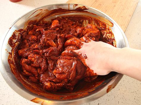 Chicken El Pastor Tacos, Pastor Recipe Pork, El Pastor Tacos Recipe Crock Pot, El Pastor Chicken Recipe, Pork El Pastor Recipe, Alpastor Tacos Recipe Al Pastor, Taco El Pastor Recipe, El Pastor Chicken, Chicken El Pastor Recipe