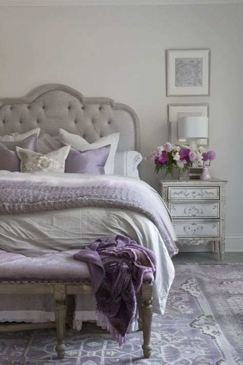 The Color Lavender, Lavender Bedroom, Colors For 2024, Beautiful Bedroom Colors, Bedroom Bliss, House Bedrooms, Bedroom Color, Beautiful Bedroom, Perfect Bedroom