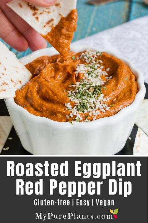 Pepper Dip Recipe, Vegan Grilled Cheese, Dinner Sunday, Roasted Eggplant Dip, Pepper Dip, Red Pepper Dip, Plant Based Recipes Breakfast, Vegan Summer Recipes, Stuffed Pepper Dip