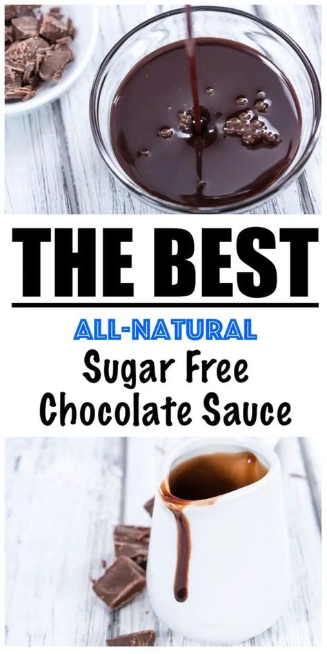 Low Calorie + Sugar Free + All Natural Chocolate Sauce Sugar Free Chocolate Syrup Recipe, Make Chocolate Syrup, Low Cal Chocolate, Chocolate Syrup Recipe, Sweet Sauce Recipes, Low Calorie Sauces, Low Carb Coffee, Sugar Free Coffee Syrup, Homemade Coffee Syrup