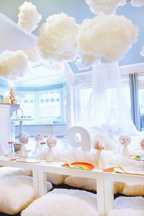 Cloud 9 Birthday Balloons, Cloud Party Invitation, Dream Themed Birthday Party, Dream Birthday Party Theme, Cloud Birthday Party Ideas, Cloud Nine Party Favors, Cloud Nine Photoshoot, Cloud Party Ideas, Cloud 9 Birthday Party Invitation