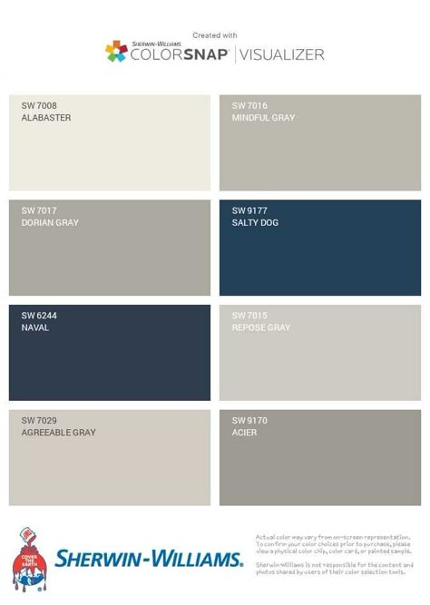 Paint Colors To Compliment Navy Blue, Paint Colors To Match Navy Blue, Colors That Go With Naval Sherwin Williams, Sw Naval Paint Color Palettes, Colors That Go With Navy Blue, Navy Paint, Exterior House Paint Color Combinations, House Color Palettes, Pintura Exterior