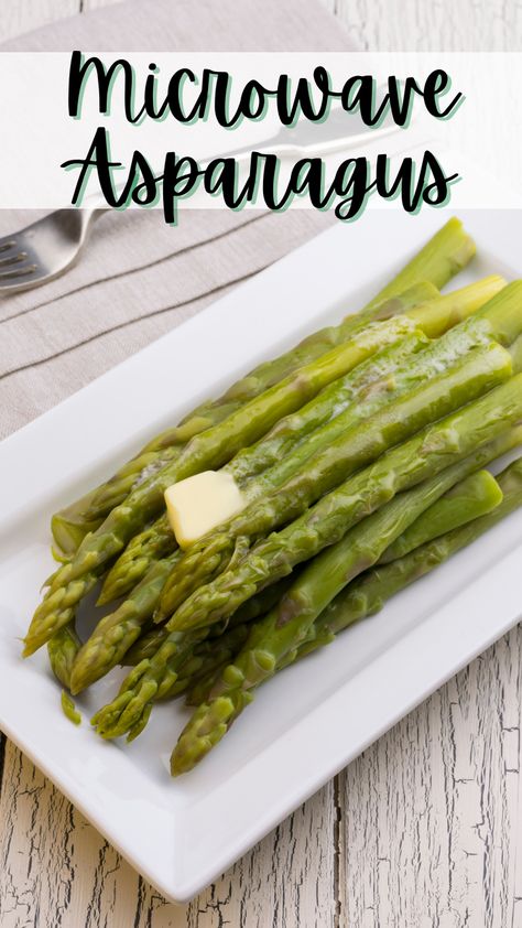 Microwave asparagus is a quick and easy side dish that can be made in just 3 steps. All you need is a microwave, some water, and a microwave-safe baking dish. How To Cook Asparagus In The Microwave, Microwave Asparagus Recipes, Broccoli In Microwave, Asparagus In Microwave, Asparagus Microwave, Cooking Broccoli In Microwave, How To Steam Broccoli In Microwave, Steam Asparagus In Microwave, Steamed Asparagus In Microwave