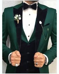 Dark Green Tuxedo, Mens Prom Suits, Mens Prom, Hunter Green Wedding, Green Suit Men, Green Wedding Suit, Wedding Suits For Men, Dark Green Wedding, Prom For Guys