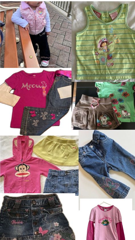 2000s Kids Fashion, 2000s Kids Clothes, Kindergarten Outfits, Styling Moodboard, Kindergarten Outfit, Kid Outfit, Outfits 2000s, 2000 Fashion, Oc Inspo