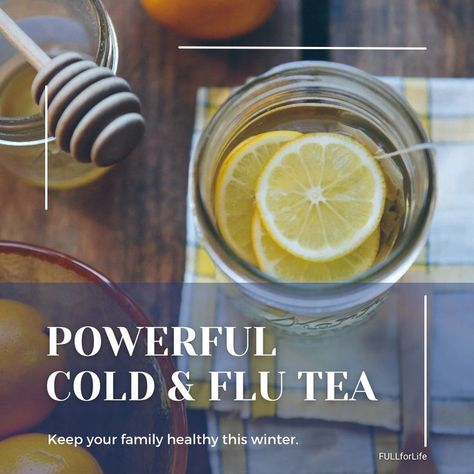 Looking for a natural, yet powerful cold and flu tea? ☕️ This soothing tea uses immunity superheroes to help fight off infection, alleviate cold and flu symptoms, and shorten the duration of a cough or common cold. It is guaranteed to bring relief when you're not feeling well, or you can drink it preventatively if you feel something coming on—try it! 🙌 Common Cold Remedies, Home Remedies For Allergies, Tea For Colds, Natural Remedies For Migraines, Cold And Cough Remedies, Allergy Remedies, Cold Symptoms, Natural Drinks, Natural Cold Remedies