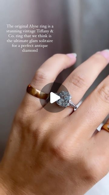 Vintage Tiffany, Pear Diamond, This Is Us, Engagement Rings, Ring, On Instagram, Instagram