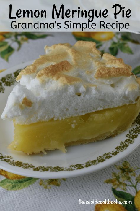 Fat: 7g | Saturated Fat: 2g | Cholesterol: 73mg | Sodium: 184mg | Potassium: 76mg | Fiber: 1g | Sugar: 29g | Vitamin A: 97IU | Vitamin C: 8mg | Calcium: 13mg | Iron: 1mg Lemon Pie Recipe Homemade, Grandma Lemon Meringue Pie, Perfect Lemon Meringue Pie, Lemon Pie With Meringue, The Best Lemon Meringue Pie, Things To Make With Fresh Lemons, Lemon Meringue Pie Using Jello Pudding, Lemon Marange Pie Recipe Meringue, Fresh Lemons Recipes