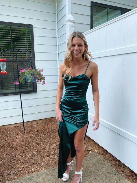 Green hoco dress