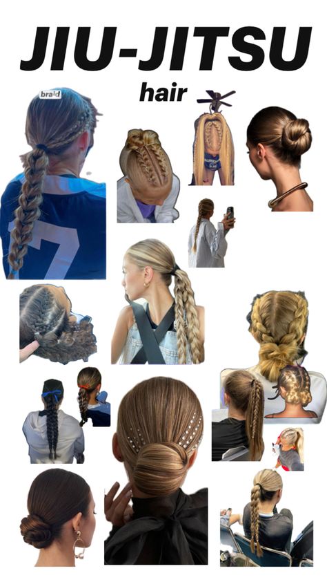 Jiu Jitsu Videos, Bjj Jiu Jitsu, Sports Hairstyles, Karate, Cute Hairstyles, New Era, Braided Hairstyles, Braids, Hairstyles