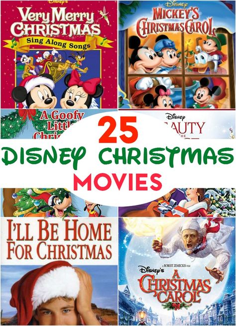 25 Disney Christmas Movies to Have Your Own Christmas Countdown Disney Christmas Movies, Movies For Kids, Movies Christmas, Christmas Movies List, Disney Countdown, Christmas Movie Night, Goofy Disney, Mickey Christmas, Christmas Planning