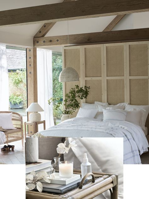 White Company Bedroom, Shoe Tidy, 17th Century House, Sarah Richardson, Egyptian Cotton Towels, Wooden Bath, Bed Socks, Perfect Bedding, Ceiling Shades