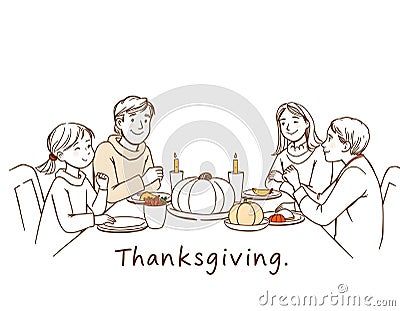 ai-generated-hand-drawing-family-thanksgiving-dining-table-pumpkins-other-food Thanksgiving Table Drawing, Dinner Drawing, Thanksgiving Vector, Thanksgiving Dining Table, Thanksgiving Drawings, Thanksgiving Dining, Drawing Family, Family Sketch, Family Dining Table