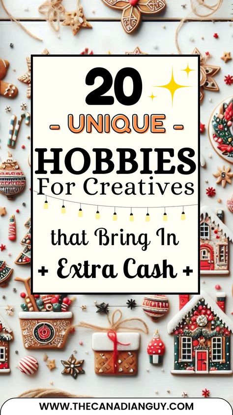 Check out 20 Unique Hobbies for Creatives That Bring in Extra Cash! Discover fun and fulfilling ways to earn with your creativity, whether it's crafting, painting, photography, or designing. Also featuring creative side hustles, hobbies that make money, artistic income ideas, craft hobbies for cash, digital art side jobs, handmade business ideas, profitable crafts, online creative jobs, and freelancing for artists. Save it for later! Weitere Informationen finden Sie in unserem Telegram-Kanal Easy Hobby Ideas, Handmade Business Ideas, Online Jobs For College Students, Crafts To Sale, Unusual Hobbies, Unique Hobbies, Cozy Crafts, Best Hobbies, Stuff To Make And Sell