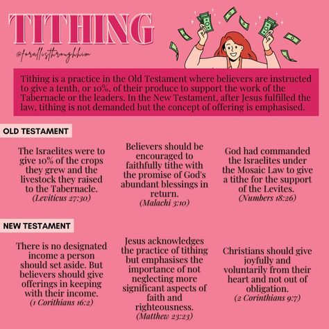 Do you tithe? #tithing #scripture #bible #offerings #bibleteaching #christianity #christiancontent #christianliving | Instagram Tithes And Offering Verses, Tithing Scripture, Tithing Lesson, Tithes And Offering, Christian Tips, Bible Maps, Bible Highlighting, Womens Bible, Learn The Bible