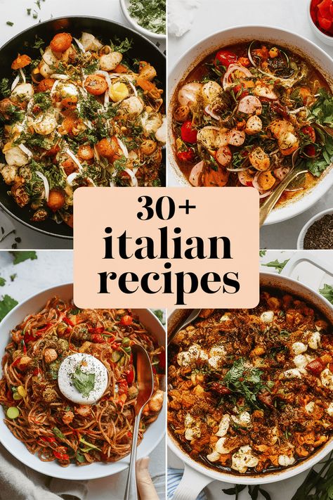 30+ Simple Italian Recipes That Will Make Dinner a Delightful Adventure!

Explore a world of flavor with simple Italian recipes perfect for family dinners. From creamy risottos to zesty pasta dishes each meal is an adventure. Enjoy classic marinara sauce savory pizzas and delightful tiramisu that will bring joy to your table. Cooking Italian has never been so fun and easy! https://foodeau.com/italian-recipes Italian Entree Recipes, Italian Main Course Recipes, Cheap Italian Recipes, Italian Feast Menu Dinner Parties, Italian Cuisine Aesthetic, Italian Dinner Recipes Authentic, Italian Sunday Dinner Ideas, Italian Theme Dinner, Italian Meal Ideas