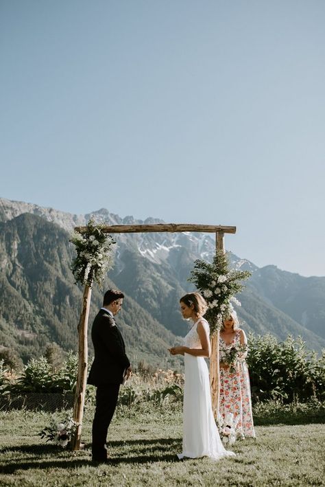 North Arm Farm Wedding, Whistler Photography, Mountain Wedding Reception, Farm Wedding Ceremony, Whistler Wedding, Whistler Canada, Wedding Arbour, Vancouver Wedding Photographer, Let's Get Married