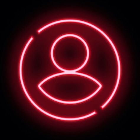 Neon Red Settings Icon, Neon Contacts Icon, Neon Red Phone Icon, Contacts Icon, Neon Rouge, Red Aesthetic Grunge, Unique Iphone Wallpaper, App Store Icon, Red Neon