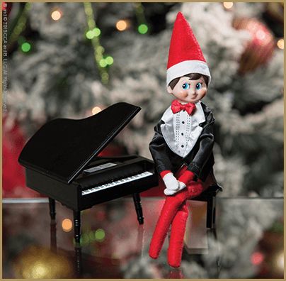 Music themed scout elf names | Elf on the Shelf Ideas | Elf on the Shelf Name Ideas Elf Names, Elf Kit, Xmas Toys, Elf Props, The Elf On The Shelf, Mini Doodle, Dashing Through The Snow, Elf Clothes, Christmas Teddy Bear