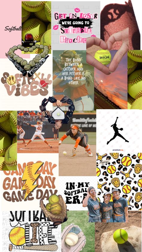 Cute Softball Quotes, Softball Chants, Funny Softball Quotes, Softball Backgrounds, Softball Posters, Sports Quotes Softball, Softball Cheers, Softball Photos, Softball Funny