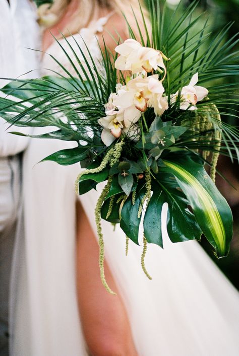 Tropical bouquet, tropical wedding, aracna palm leaves, orchids, beach wedding bouquet Beach Wedding Bouquet, Tropical Bridal Bouquet, Beach Bouquet, Tropical Wedding Bouquets, Tropical Bouquet, Beach Wedding Decorations Reception, Beach Wedding Centerpieces, Tropical Bridal, Beach Wedding Flowers