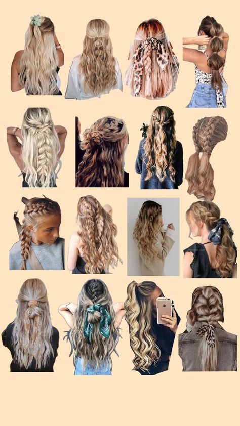 #beauty #hair #hairstyles #inspo #pretty Rodeo Hair, Country Hairstyles, Preppy Hairstyles, Hairstyles Bubble, Hairstyle Examples, Simple Prom Hair, Sport Hair, Bubble Braids, Beautiful Braided Hair