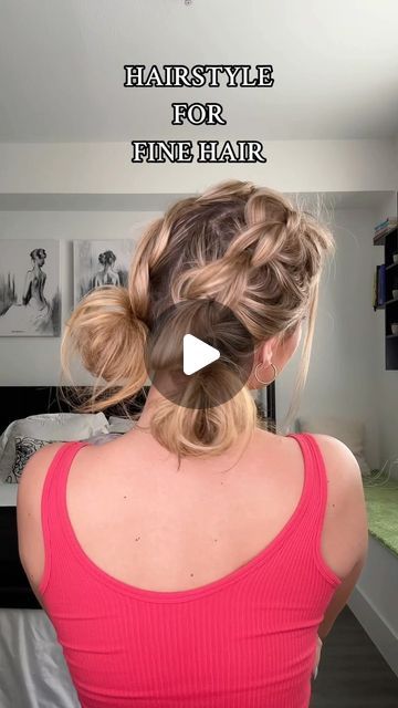 Megan James on Instagram: "whos trying this!?! follow for more fine hairstyles 🤗 #finehairstyles #finehair #thinhair #easyhairstyles #uniquehairstyle" Easy Hairdos For Fine Hair, Easy Hairdos, Unique Hairstyles, Bridesmaid Hair, Fine Hair, Easy Hairstyles, Wedding Hairstyles, Short Hair Styles, The Originals